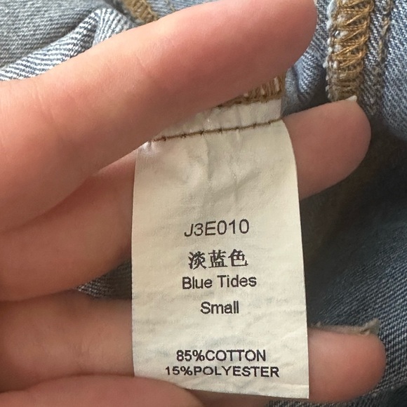 Blue Tides Denim Jeans Overalls with Thick Adjustable Straps - Picture 6 of 7